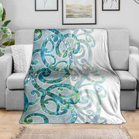 Paua Shell Maori Blanket Koru Kowhaiwhai - Polynesian Pride