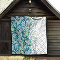 Paua Shell Maori Quilt Koru Kowhaiwhai - Polynesian Pride