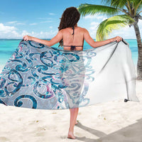 Turquoise Paua Shell Maori Sarong Koru Kowhaiwhai - Polynesian Pride