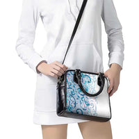 Turquoise Paua Shell Maori Shoulder Handbag Koru Kowhaiwhai - Polynesian Pride