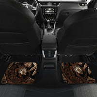 Father's Day Polynesian Pattern Car Mats Tropical Humpback Whale