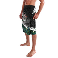 Personalized NZ Darts Lavalava Paua Shell Maori Koru Whakairo - Polynesian Pride