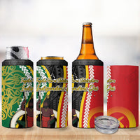Ni-Vanuatu Indipendens Dei Celebretem 4 in 1 Can Cooler Tumbler Yumi Yumi Yumi