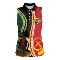 Ni-Vanuatu Indipendens Dei Celebretem Women Sleeveless Polo Shirt Yumi Yumi Yumi