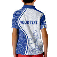 Personalised Queen Victoria School Kid Polo Shirt QVS Old Boys LT7 - Polynesian Pride