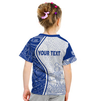 Personalised Queen Victoria School Kid T Shirt QVS Old Boys LT7 - Polynesian Pride