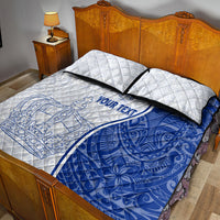 Personalised Queen Victoria School Quilt Bed Set QVS Old Boys LT7 - Polynesian Pride