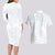 Samoa White Sunday Couples Matching Long Sleeve Bodycon Dress and Hawaiian Shirt Hibiscus Special LT7 - Polynesian Pride