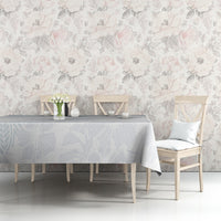 Samoa White Sunday Tablecloth Hibiscus Special LT7 - Polynesian Pride