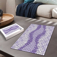 Hawaii Aloha Plumeria Lei Lavender Palaka Puzzle LT7 - Polynesian Pride