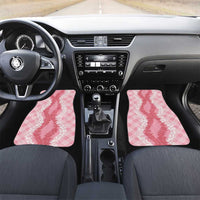 Hawaii Aloha Plumeria Lei Pink Palaka Car Mats - Polynesian Pride