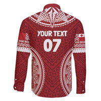 Personalized Mate Maa Tonga Rugby Family Matching Long Sleeve Bodycon Dress and Hawaiian Shirt Ofa Atu Tonga