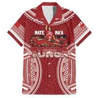 Personalized Mate Maa Tonga Rugby Family Matching Tank Maxi Dress and Hawaiian Shirt Ofa Atu Tonga