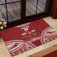 Personalized Mate Maa Tonga Rugby Rubber Doormat Ofa Atu Tonga