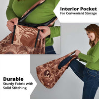 Hawaii Plumeria Grocery Bag Hau'oli la Makuahine Sunburned