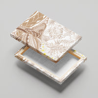 Polynesia Humpback Whale Canvas Wall Art Tropical Plumeria Beige