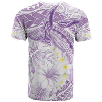 Polynesia Humpback Whale T Shirt Tropical Plumeria Lavender LT7 - Polynesian Pride