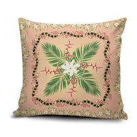 Hawaii Quilt Inspired Collection Aloha Flowers Pillow Cover Maile - Kukui Nut Lei