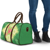 Hawaii Quilt Inspired Collection Aloha Flowers Travel Bag Plumeria - Ti Leaf Lei
