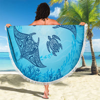 Hawaii Quilt Inspired Collection Aloha Sea Beach Blanket Manta Ray and Turtles