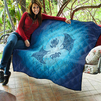 Hawaii Quilt Inspired Collection Aloha Sea Quilt Manta Ray and Turtles