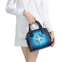 Hawaii Quilt Inspired Collection Aloha Sea Shoulder Handbag Manta Ray and Turtles