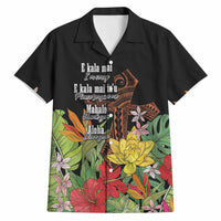 Mahalo Hawaii Ho'oponopono Pule Hawaiian Shirt Polynesian Pattern Cross