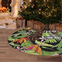 Mahalo Hawaii Ho'oponopono Pule Tree Skirt Polynesian Pattern Cross