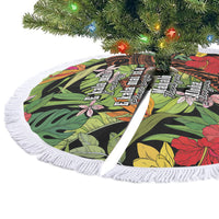 Mahalo Hawaii Ho'oponopono Pule Tree Skirt Polynesian Pattern Cross