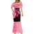Polynesian Mermaid Dress Plumeria Breast Cancer Awareness Survivor Ribbon Pink LT7 - Polynesian Pride