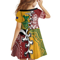 Mate Ma'a Tonga Vs Australia Rugby Personalized Family Matching Tank Maxi Dress and Hawaiian Shirt Special Mascots LT7 - Polynesian Pride