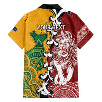 Mate Ma'a Tonga Vs Australia Rugby Personalized Family Matching Tank Maxi Dress and Hawaiian Shirt Special Mascots LT7 - Polynesian Pride