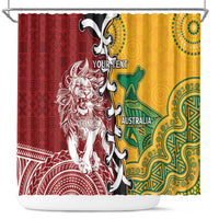 Mate Ma'a Tonga Vs Australia Rugby Personalized Shower Curtain Special Mascots LT7 Colorful - Polynesian Pride