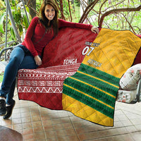 Australia - Tonga Rugby Custom Quilt Minimalist Dynamic