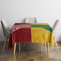 Australia - Tonga Rugby Custom Tablecloth Minimalist Dynamic