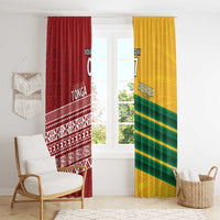 Australia - Tonga Rugby Custom Window Curtain Minimalist Dynamic