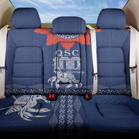 Queen Salote College 100 Years Anniversary Back Car Seat Cover Tonga QSC Royal Blue - Polynesian Pride