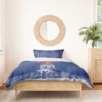 Queen Salote College 100 Years Anniversary Bedding Set Tonga QSC Royal Blue - Polynesian Pride