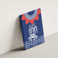 Queen Salote College 100 Years Anniversary Canvas Wall Art Tonga QSC Royal Blue - Polynesian Pride