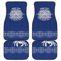Queen Salote College 100 Years Anniversary Personalized Car Mats Tonga QSC Royal Blue - Polynesian Pride