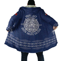Queen Salote College 100 Years Anniversary Personalized Cloak Tonga QSC Royal Blue - Polynesian Pride