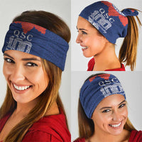 Queen Salote College 100 Years Anniversary Neck Gaiter Tonga QSC Royal Blue LT7 - Polynesian Pride