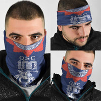 Queen Salote College 100 Years Anniversary Neck Gaiter Tonga QSC Royal Blue LT7 - Polynesian Pride