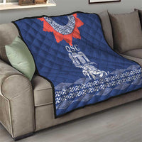 Queen Salote College 100 Years Anniversary Quilt Tonga QSC Royal Blue LT7 - Polynesian Pride