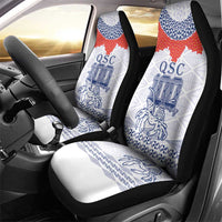 Queen Salote College 100 Years Anniversary Car Seat Cover Tonga QSC White - Polynesian Pride