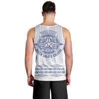 Queen Salote College 100 Years Anniversary Personalized Men Tank Top Tonga QSC White LT7 - Polynesian Pride
