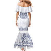 Queen Salote College 100 Years Anniversary Personalized Mermaid Dress Tonga QSC White LT7 - Polynesian Pride