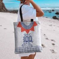 Queen Salote College 100 Years Anniversary Tote Bag Tonga QSC White - Polynesian Pride