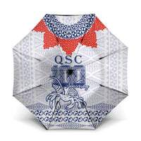 Queen Salote College 100 Years Anniversary Umbrella Tonga QSC White - Polynesian Pride