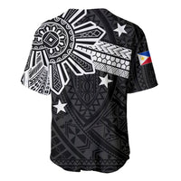 Personalised Philippines Baseball Jersey Tribal Sun LT7 - Polynesian Pride
